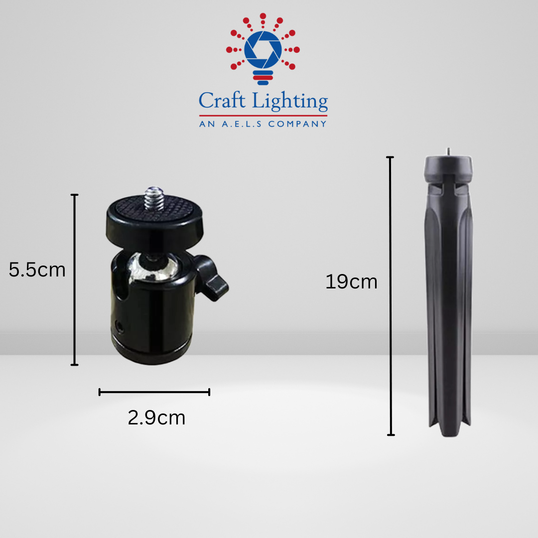 10" Ring Light - Table Stand (Optional Floor Tri-Pod)