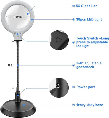 Inquisitor - Rechargeable Desk Dioptre Light