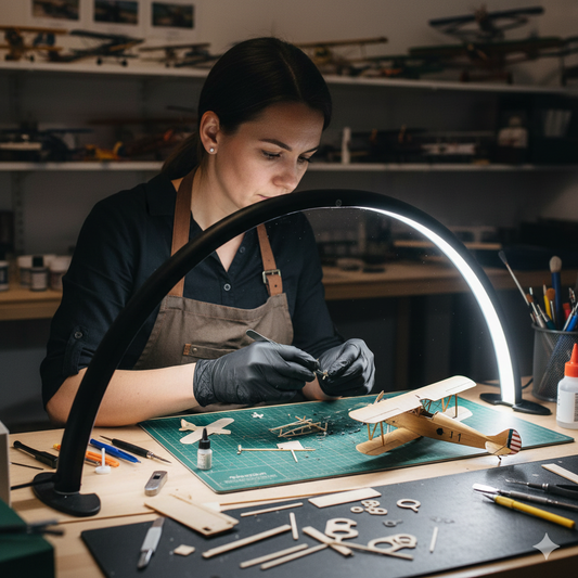 Folding Crescent - Half Moon LED Lamp