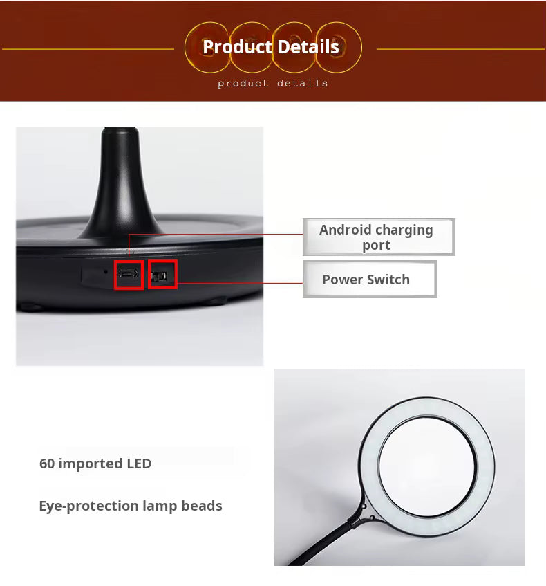Inquisitor - Rechargeable Desk Dioptre Light