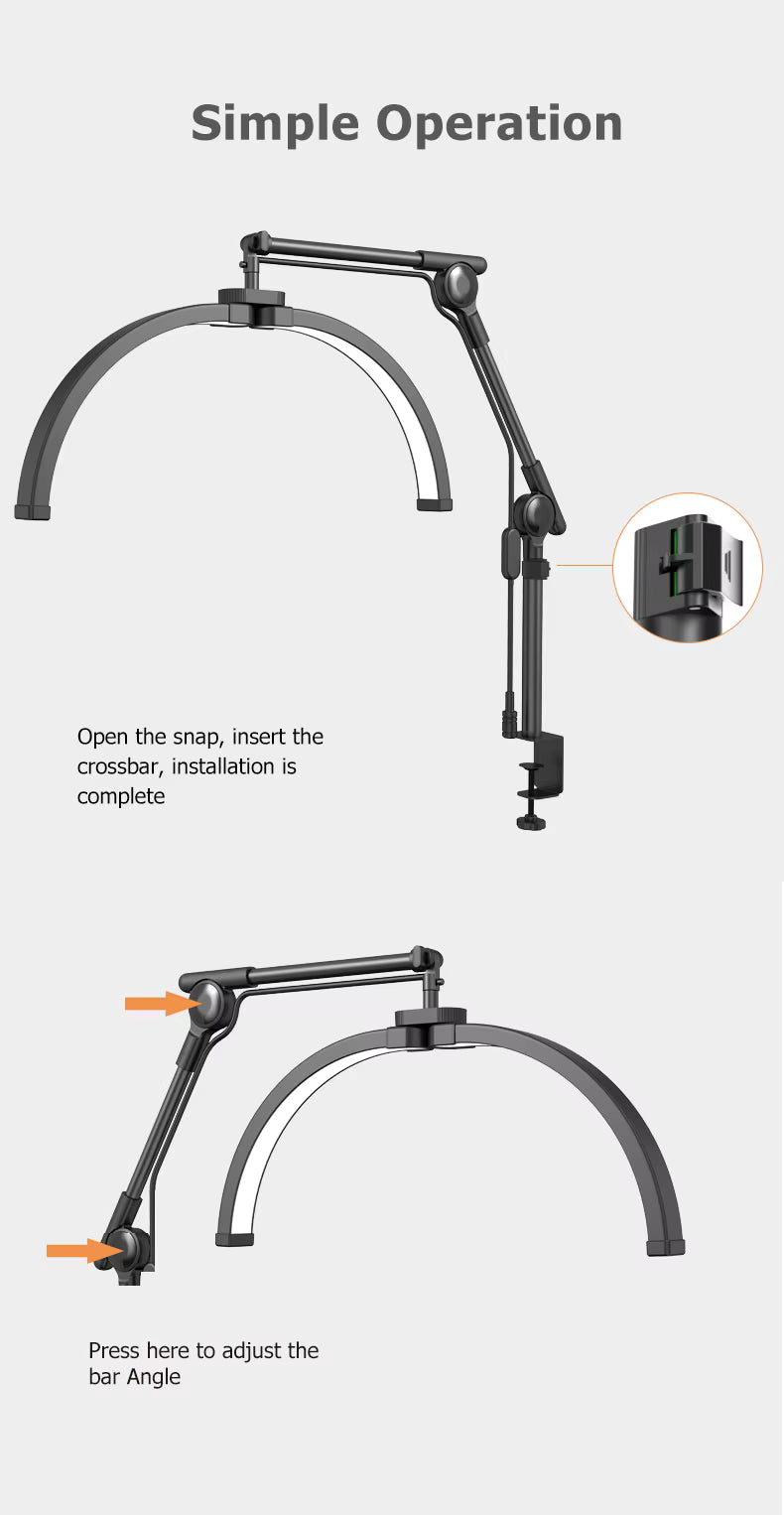 Titan Desk Clamp Folding Arc