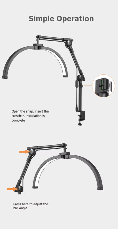 Titan Desk Clamp Folding Arc