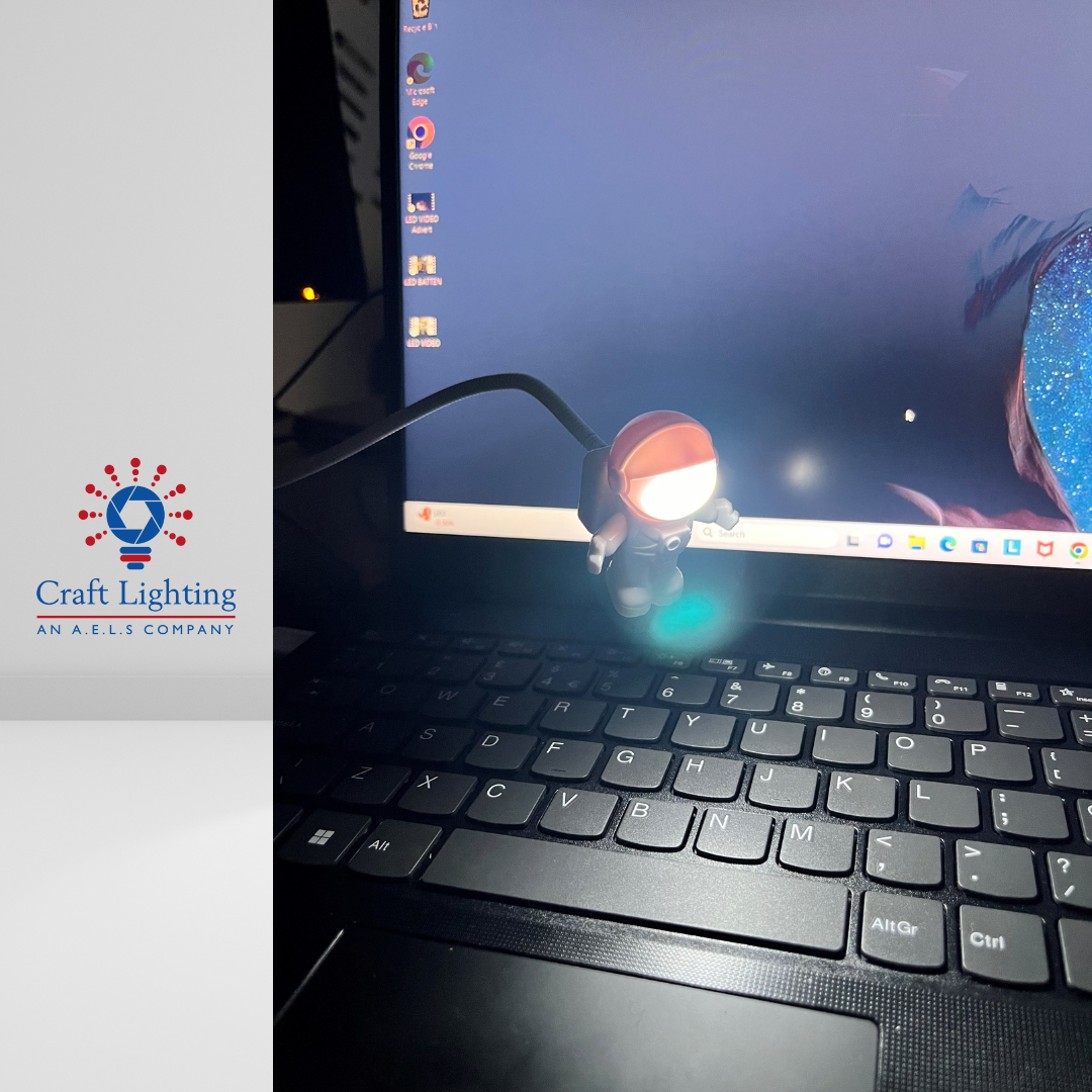 USB Flexible Spaceman Astronaut LED Light