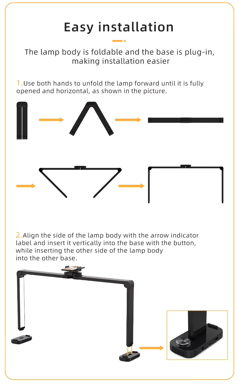 Mars Folding Table Light