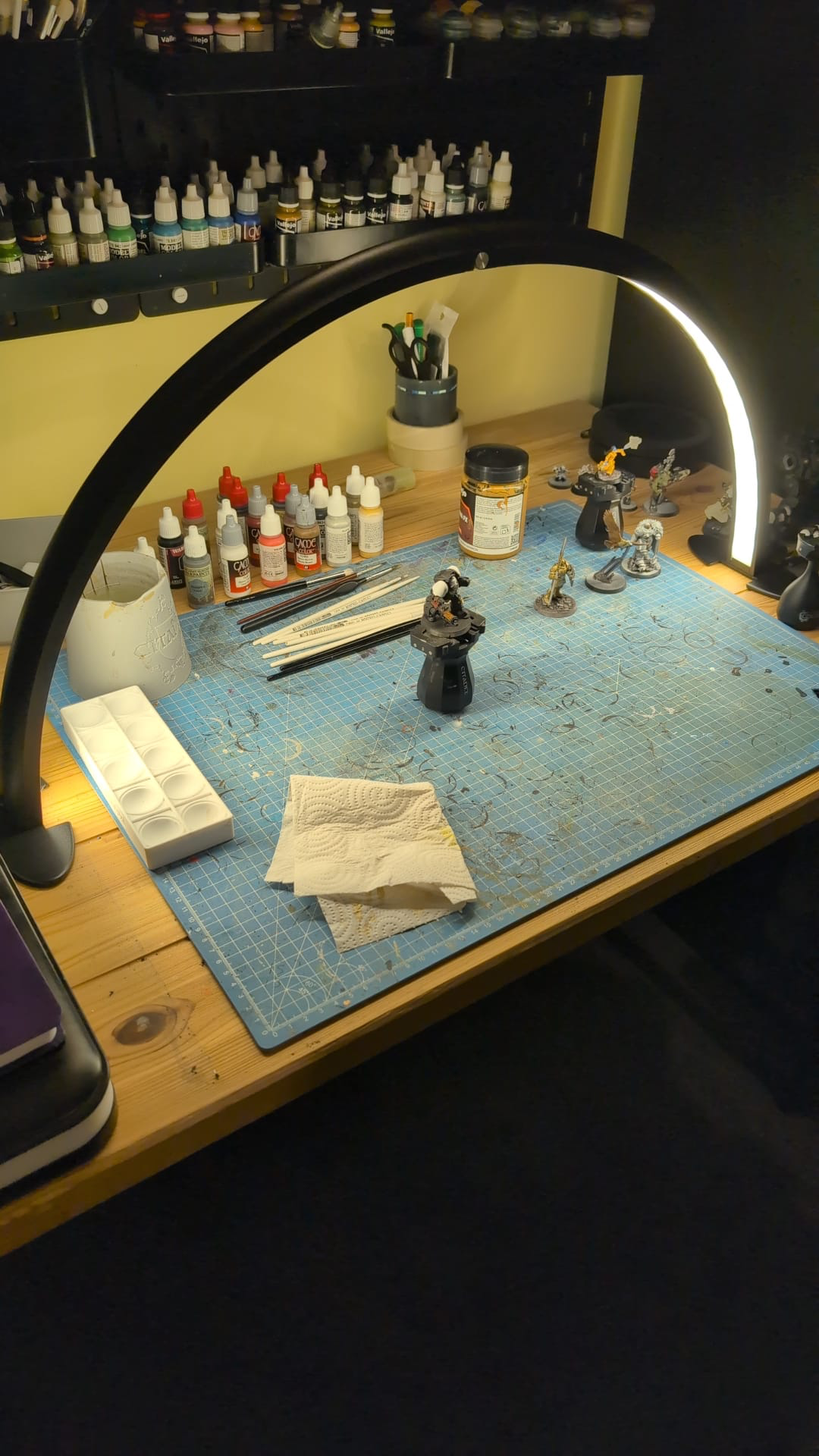 Folding Crescent - Half Moon LED Lamp