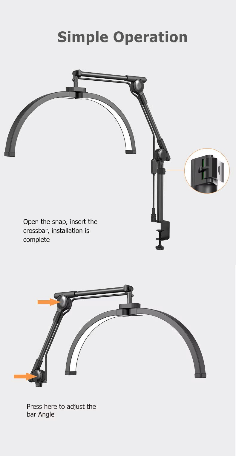 Titan Desk Clamp Folding Arc