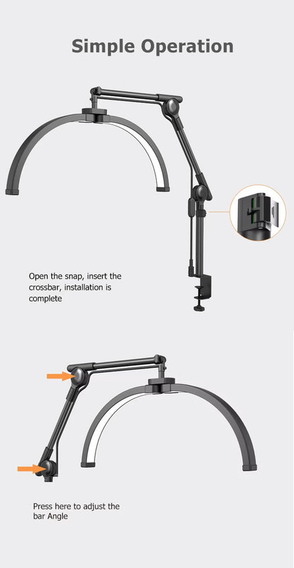 Titan Desk Clamp Folding Arc